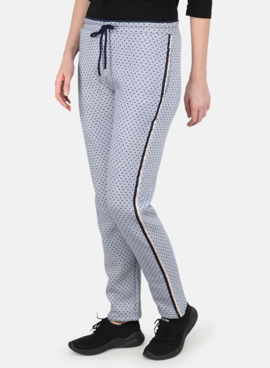 Women Blue Regular Fit Winter Lower - Image 2