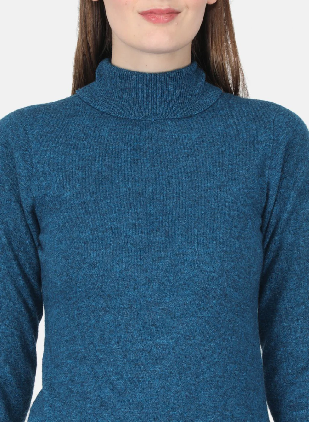 Women Blue Solid Top - Image 5