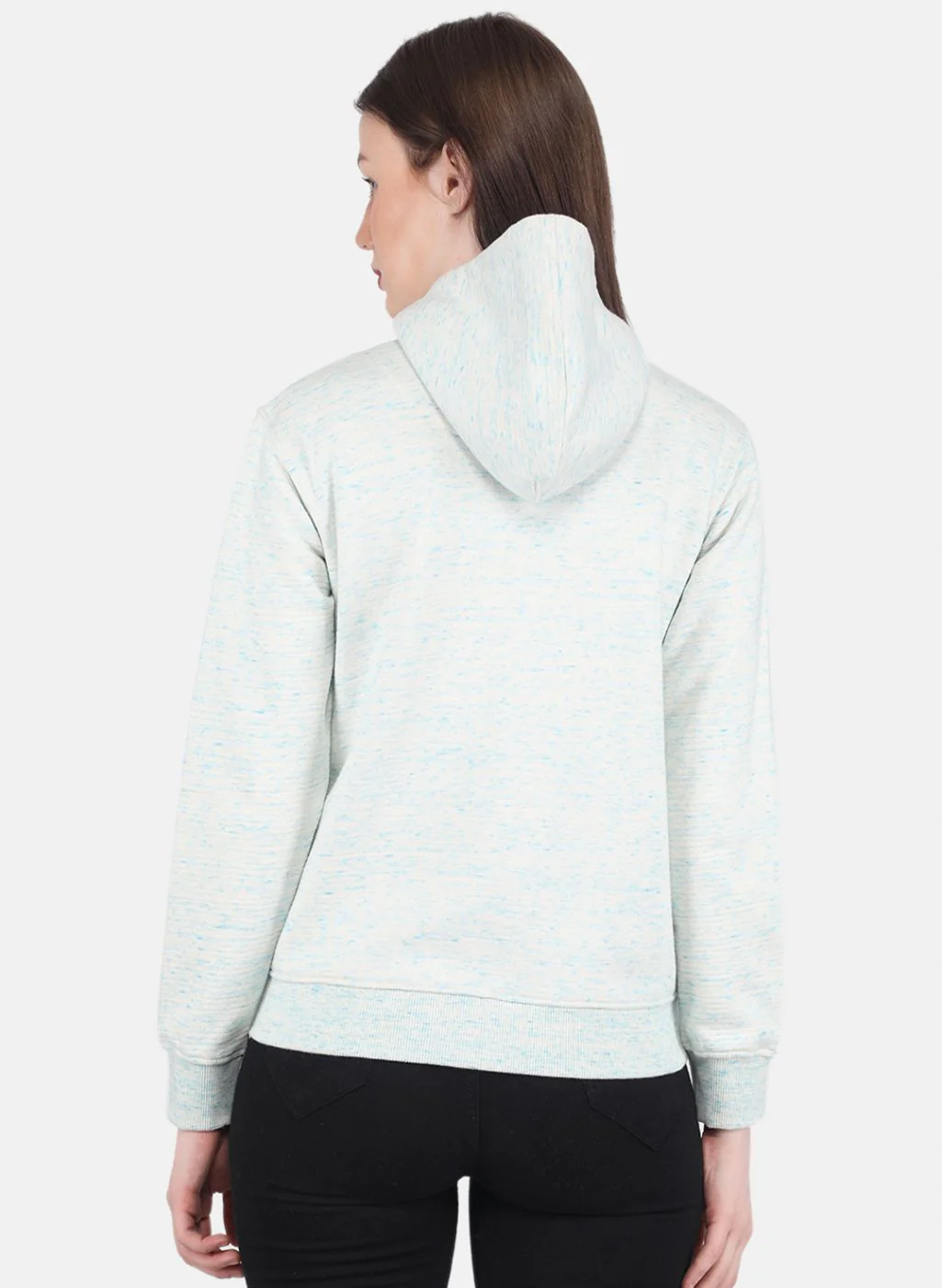 Women Blue Stripe Sweatshirt - Image 3