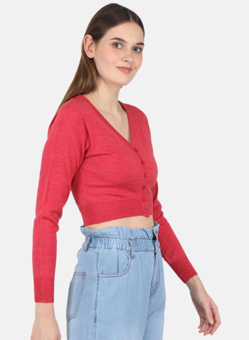 Women Brown Solid Blouse - Image 6