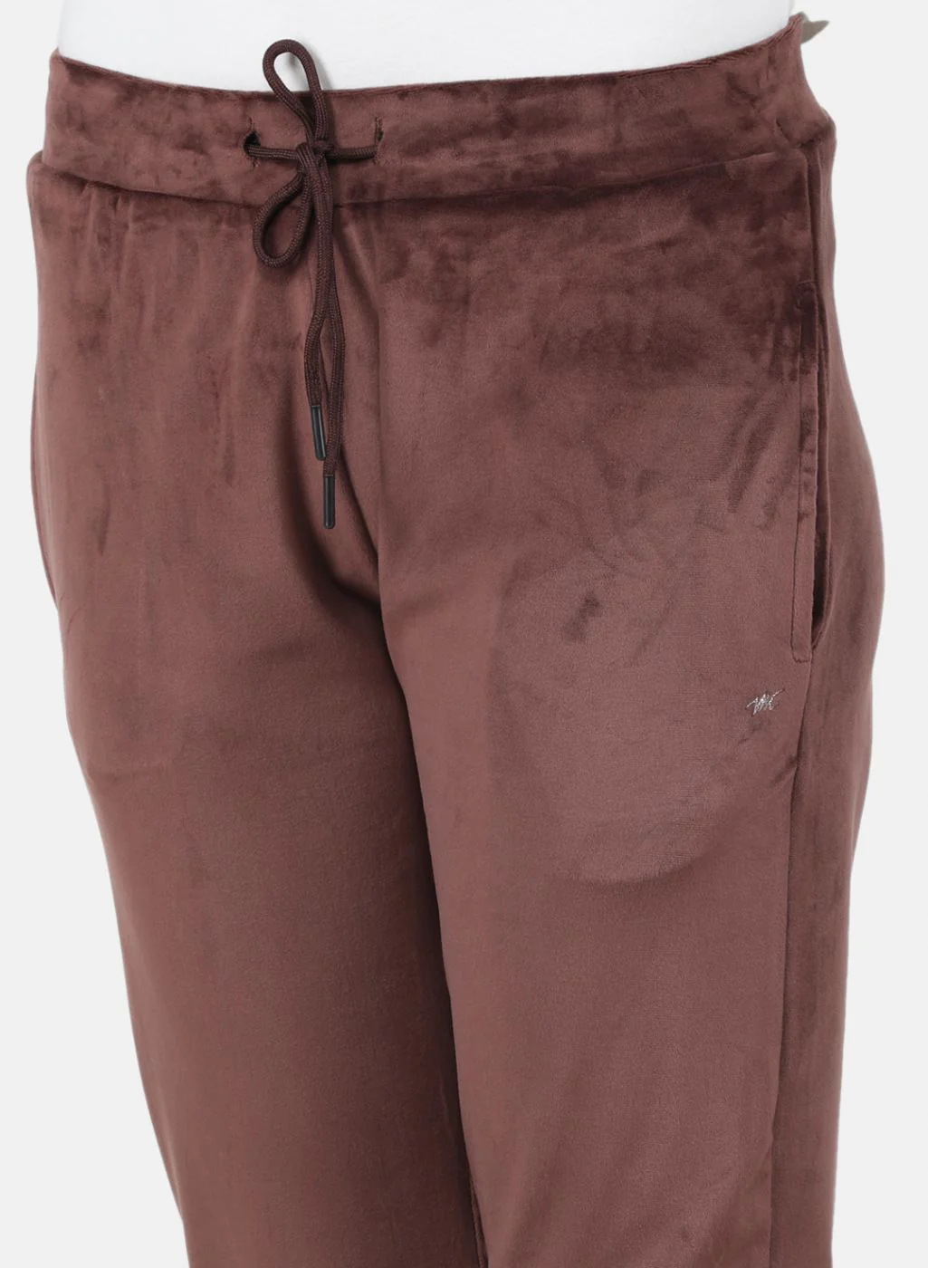 Women Brown Solid Tracksuit - Image 6