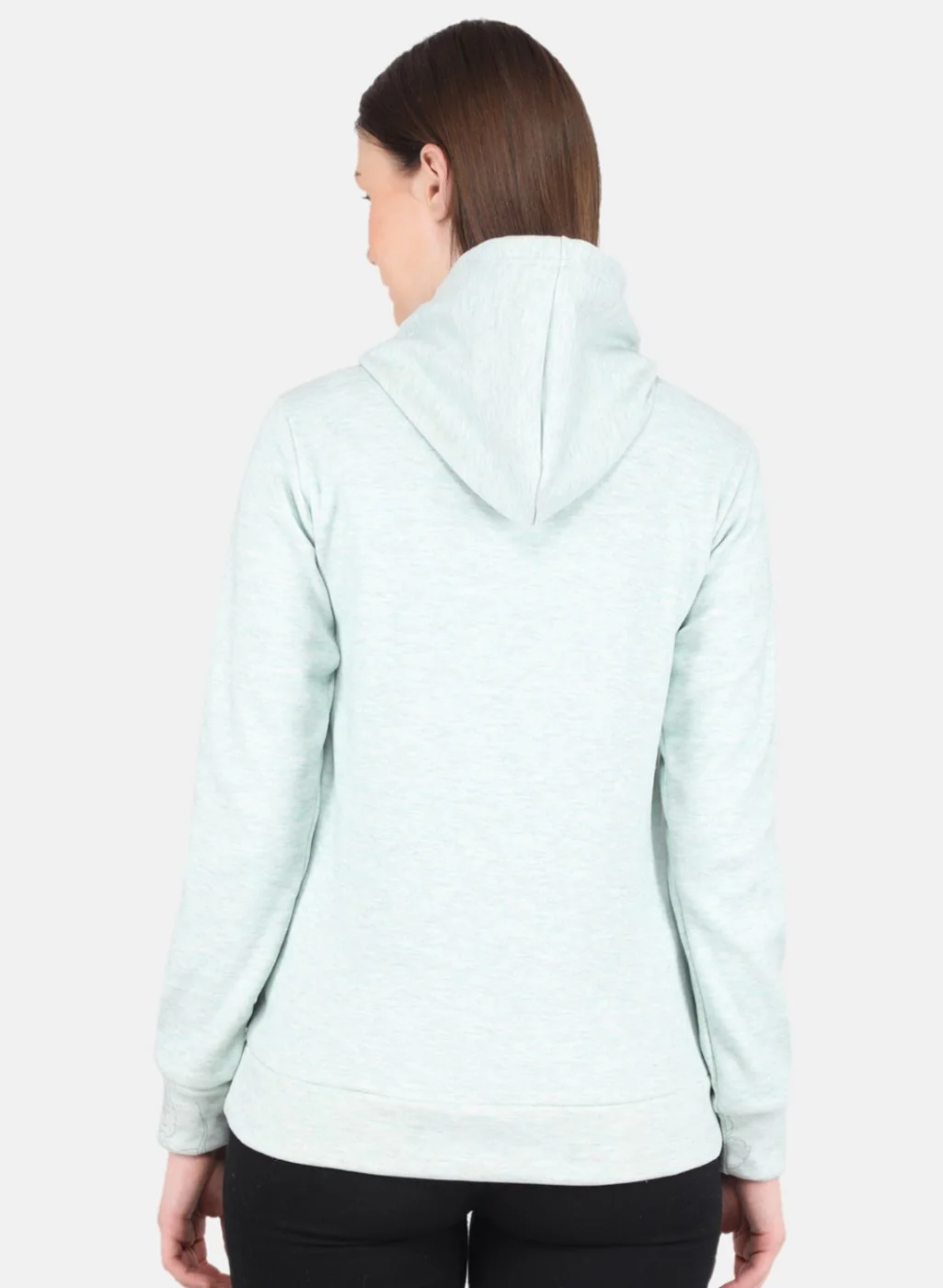 Women Green Printed Sweatshirt - Image 3