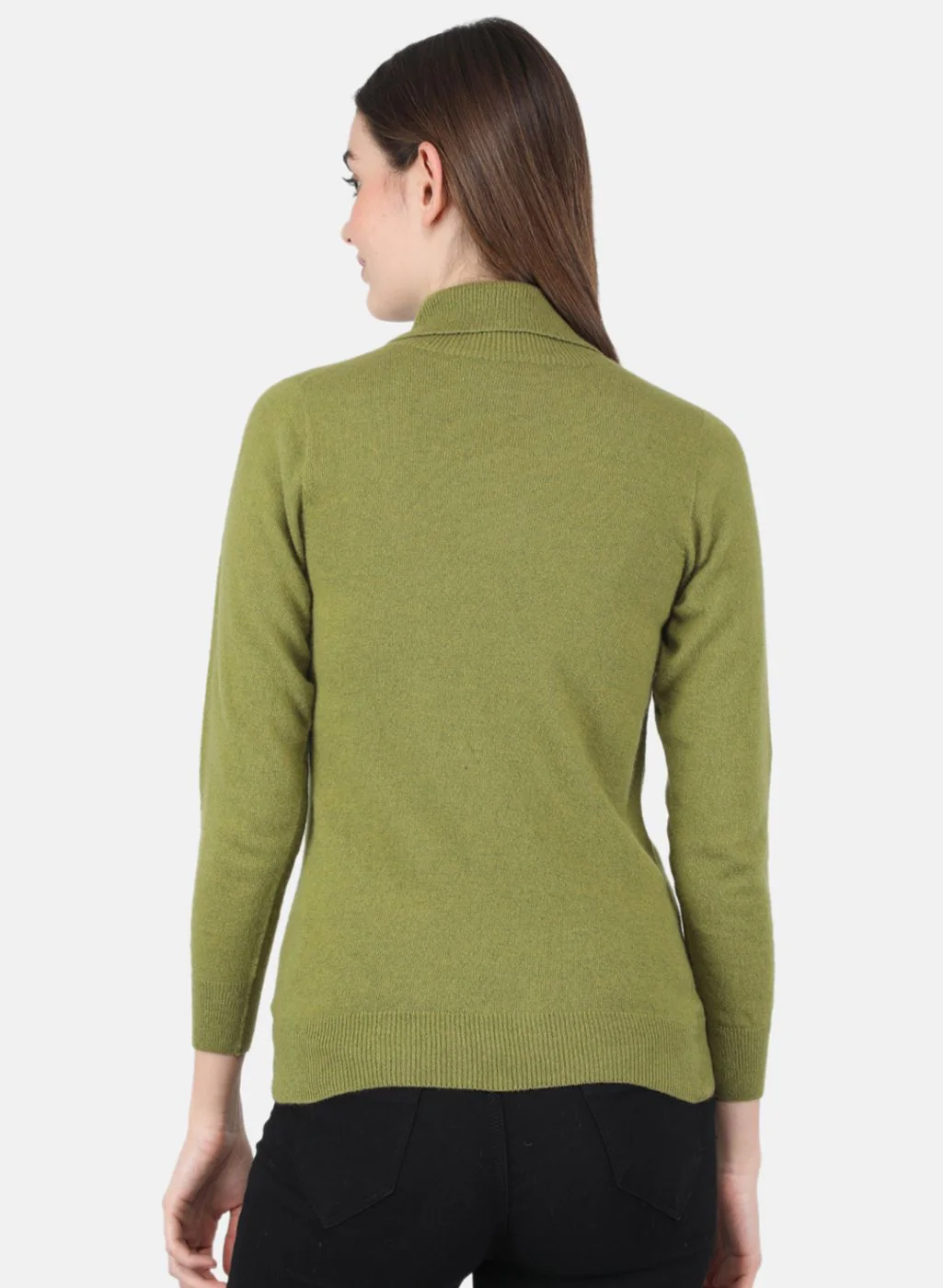 Women Green Solid Top - Image 3