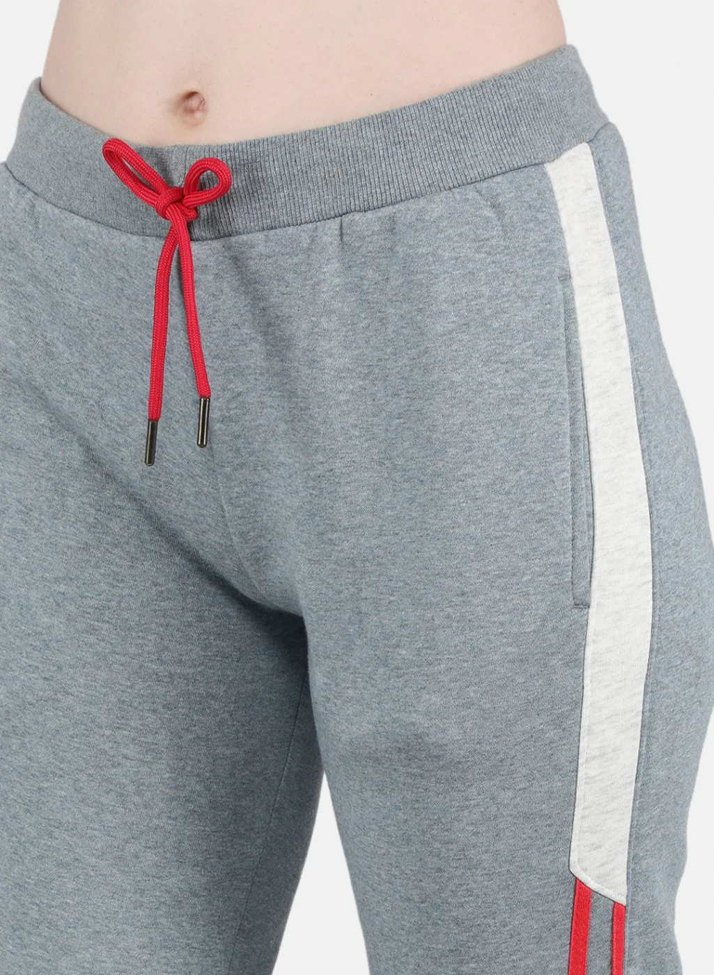 Women Grey Printed Tracksuit - Image 6