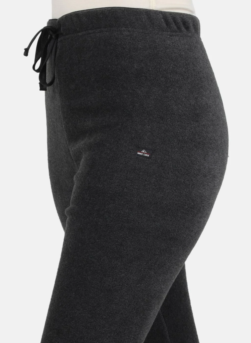 Women Grey Self Design Thermal Lower - Image 5