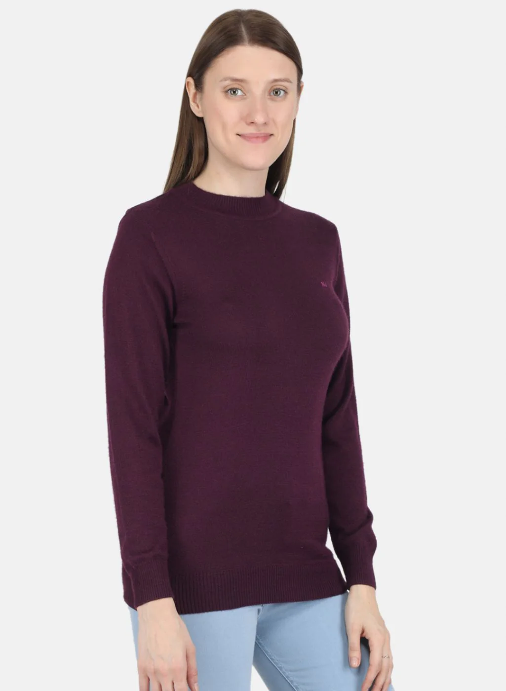Women Maroon Solid Top - Image 6