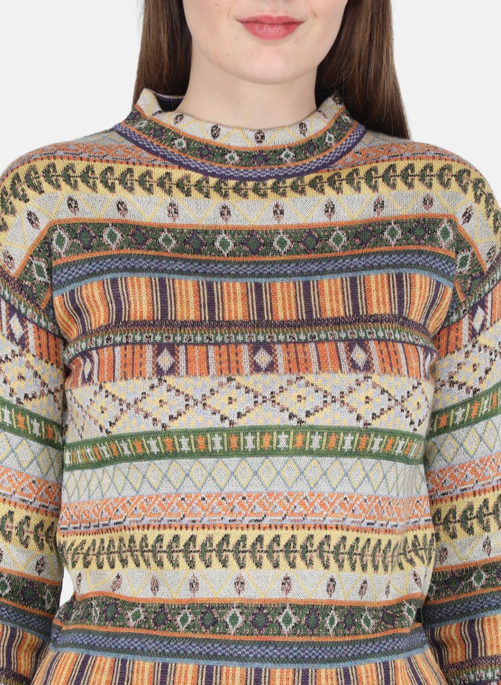 Women Multi Color Jaquard CoordiNAte Set - Image 5