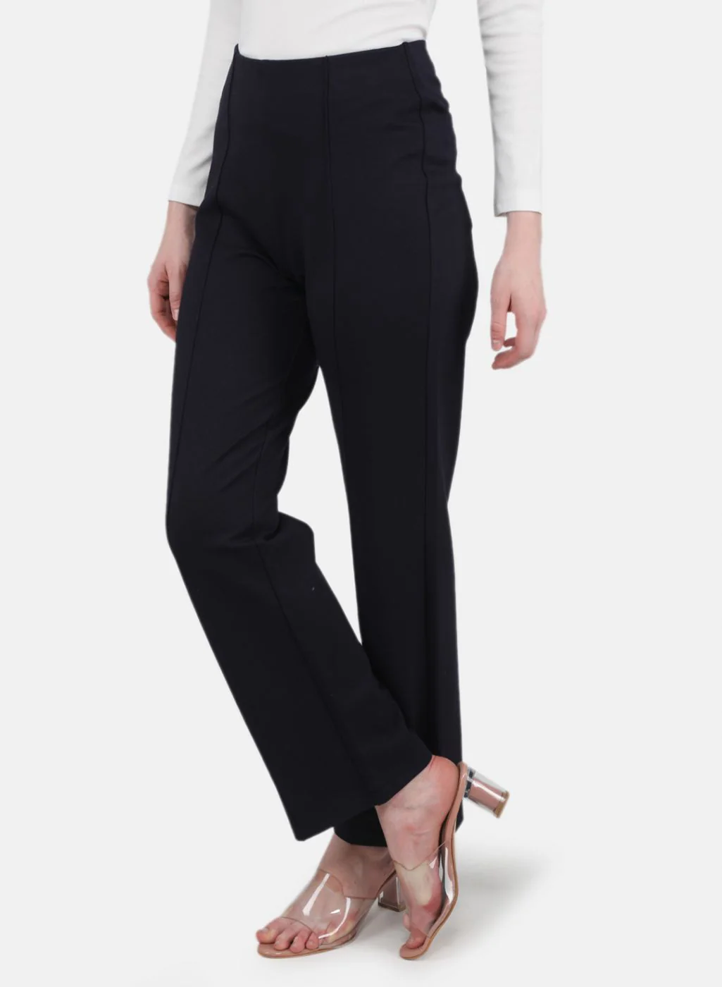 Women NAvy Blue Solid Jegging - Image 2