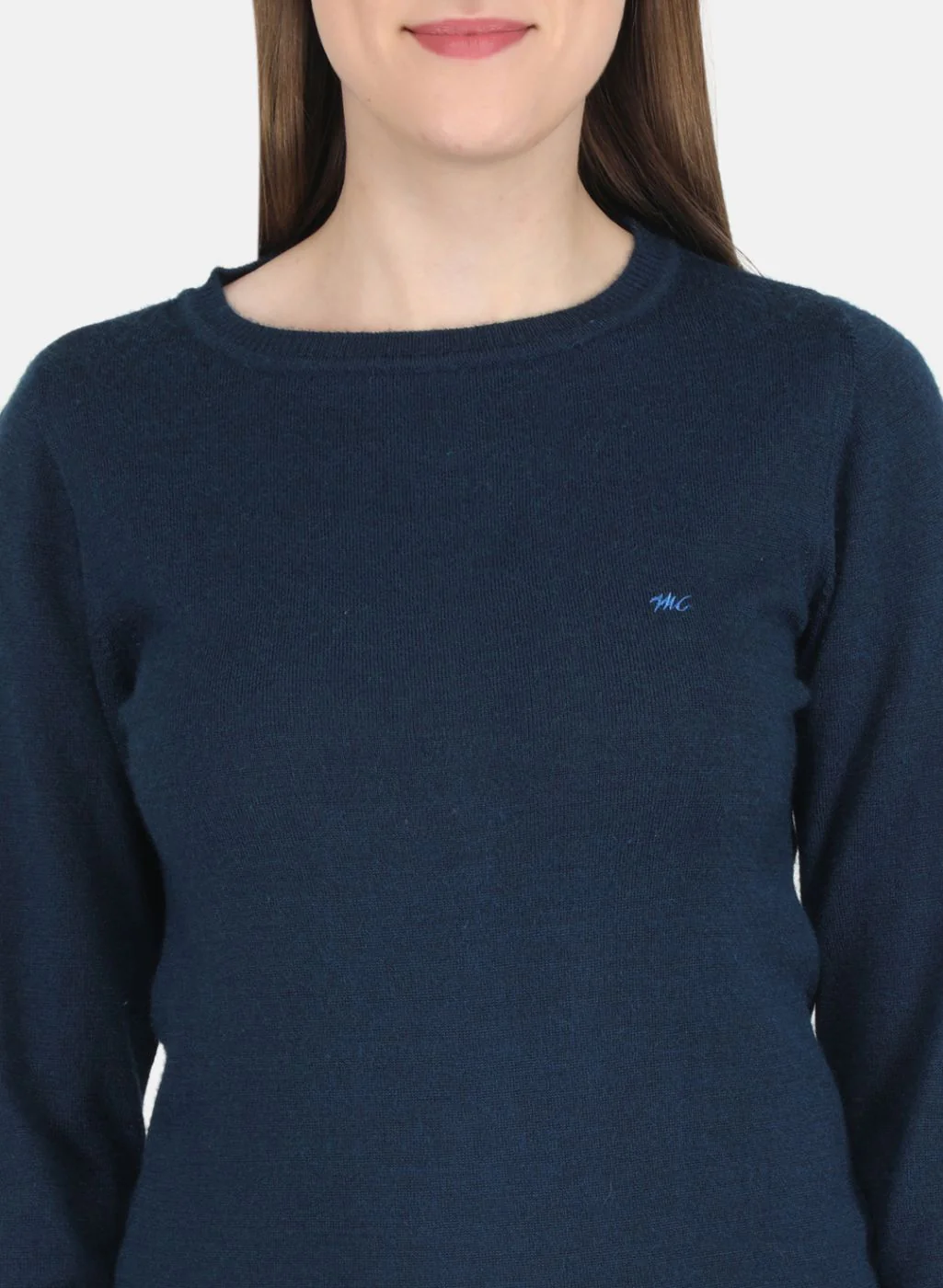 Women NAvy Blue Solid Top - Image 5