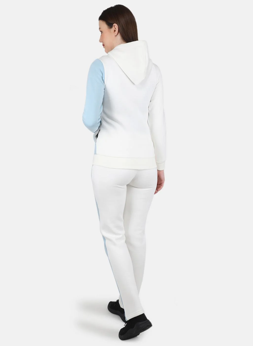 Women Off White Printed Tracksuit - Image 4