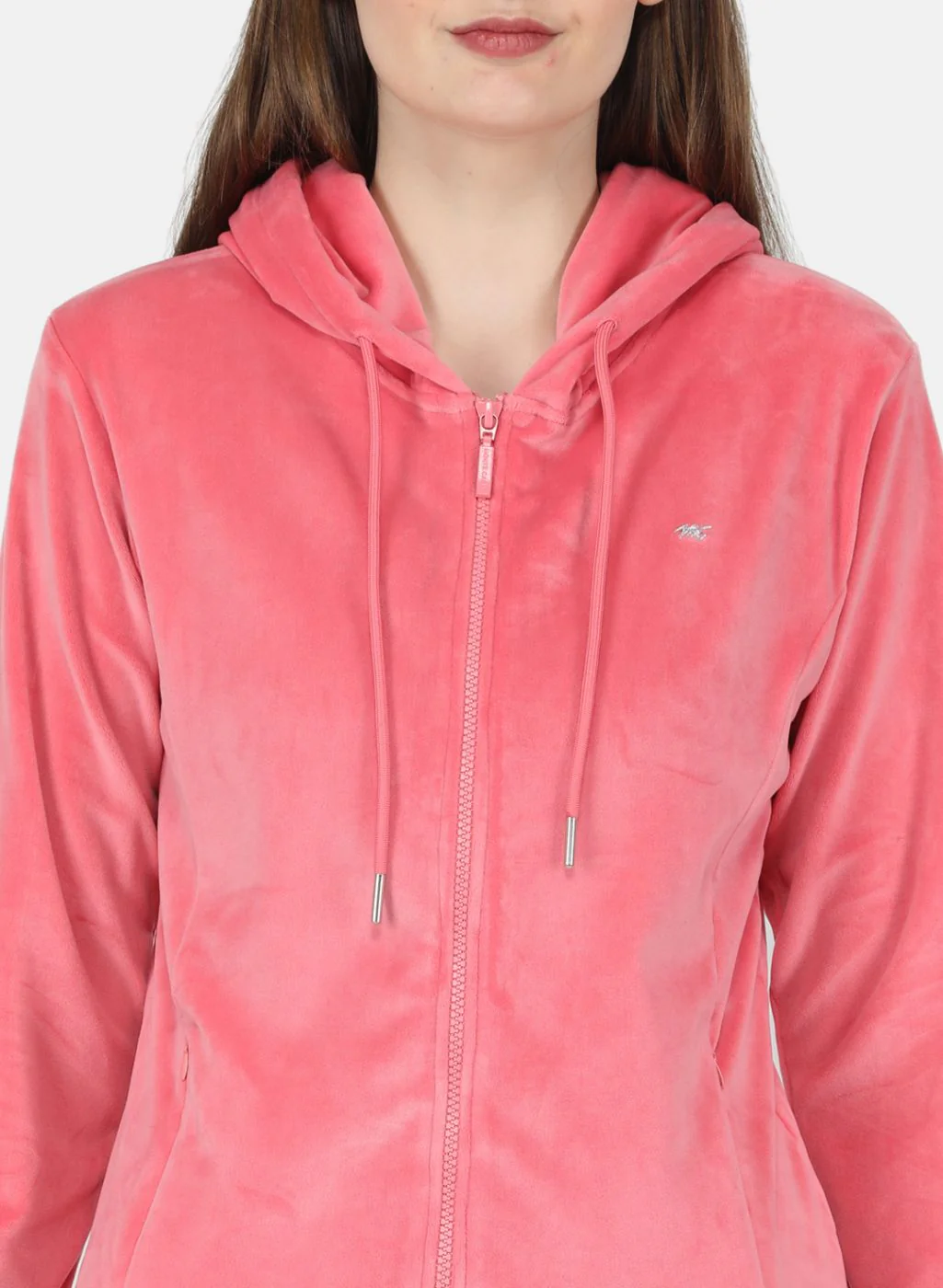 Women Peach Solid Tracksuit - Image 5