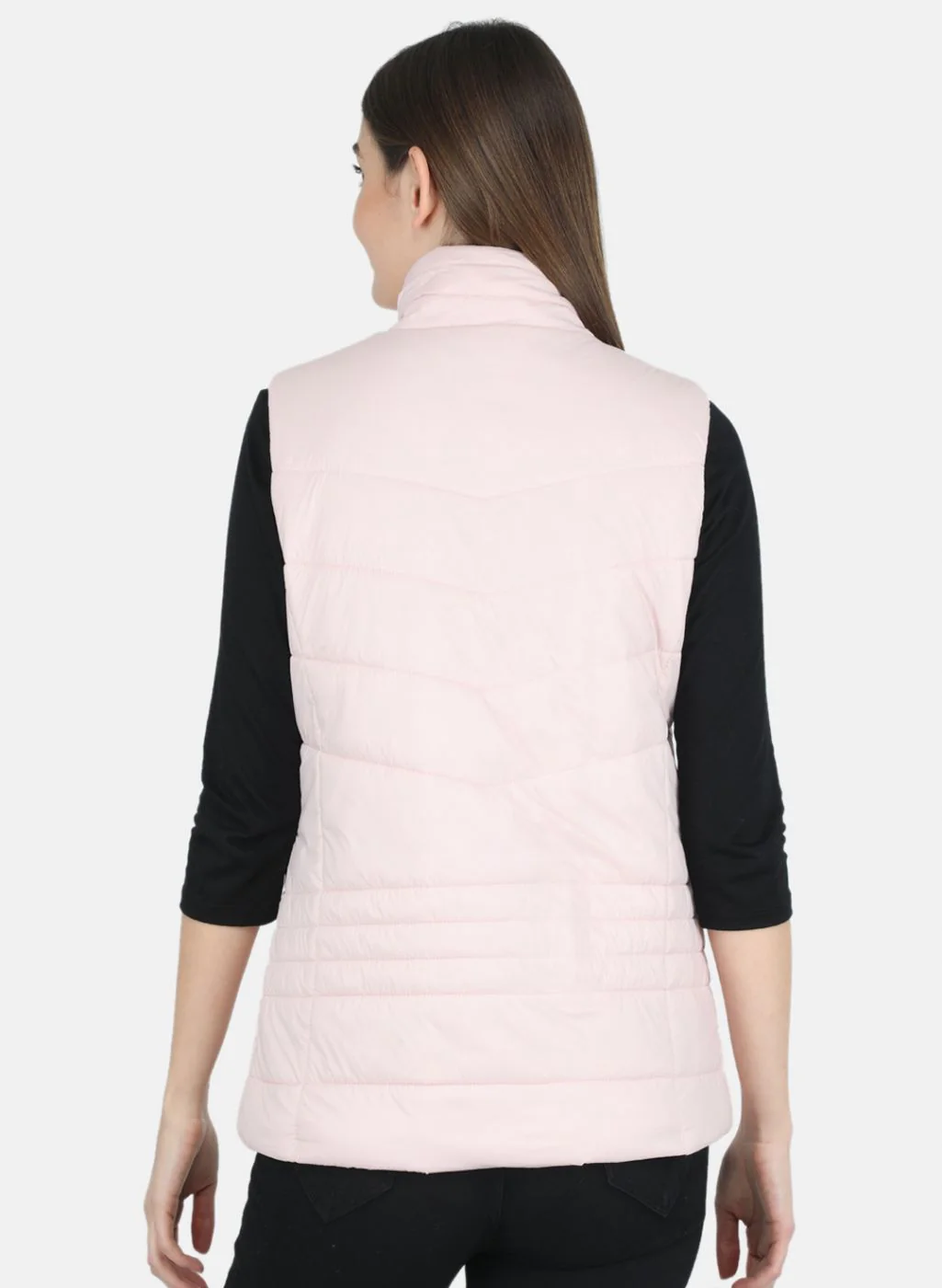 Women Pink Printed Jacket - Image 3
