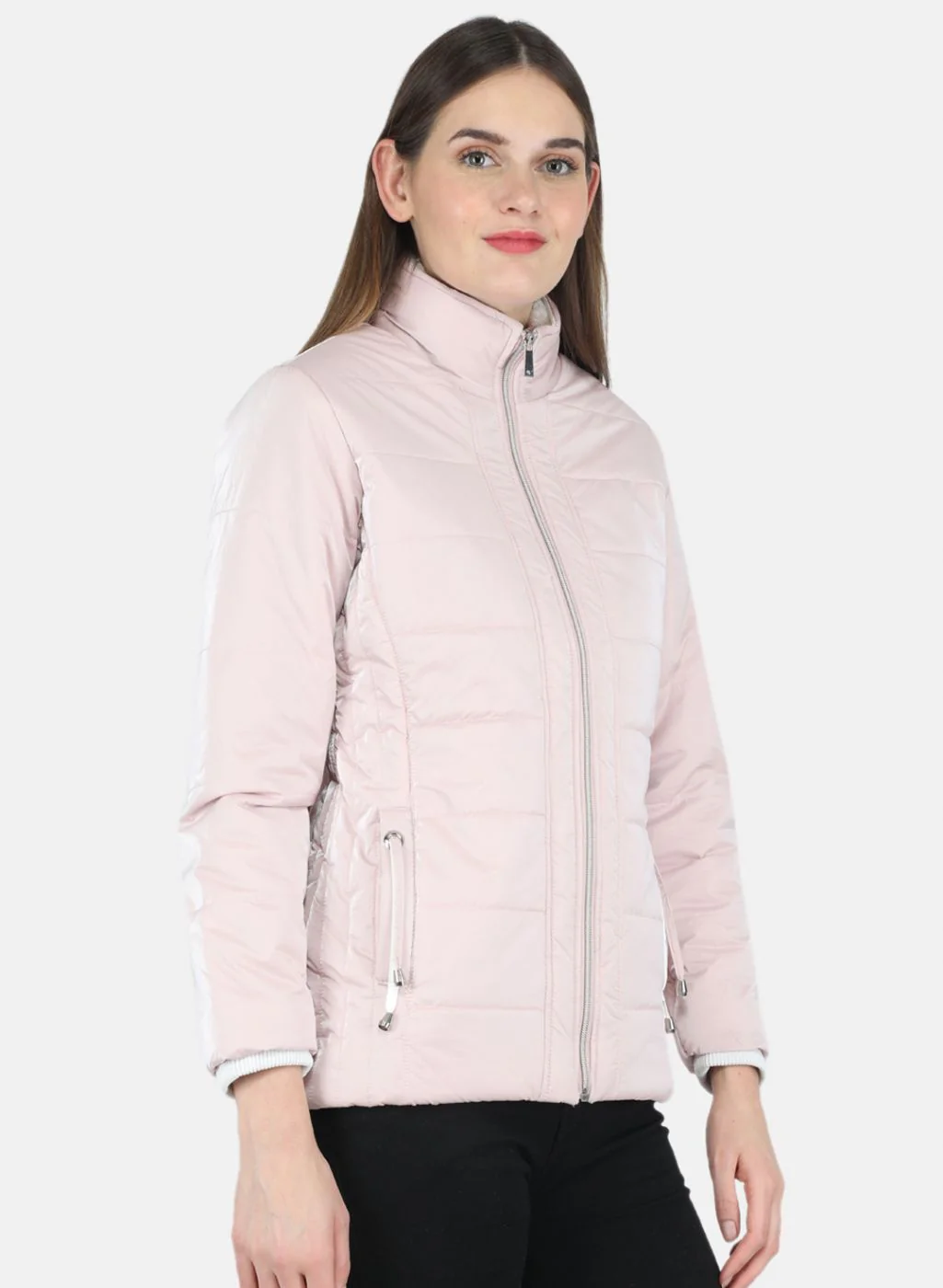 Women Pink Printed Jacket - Image 6