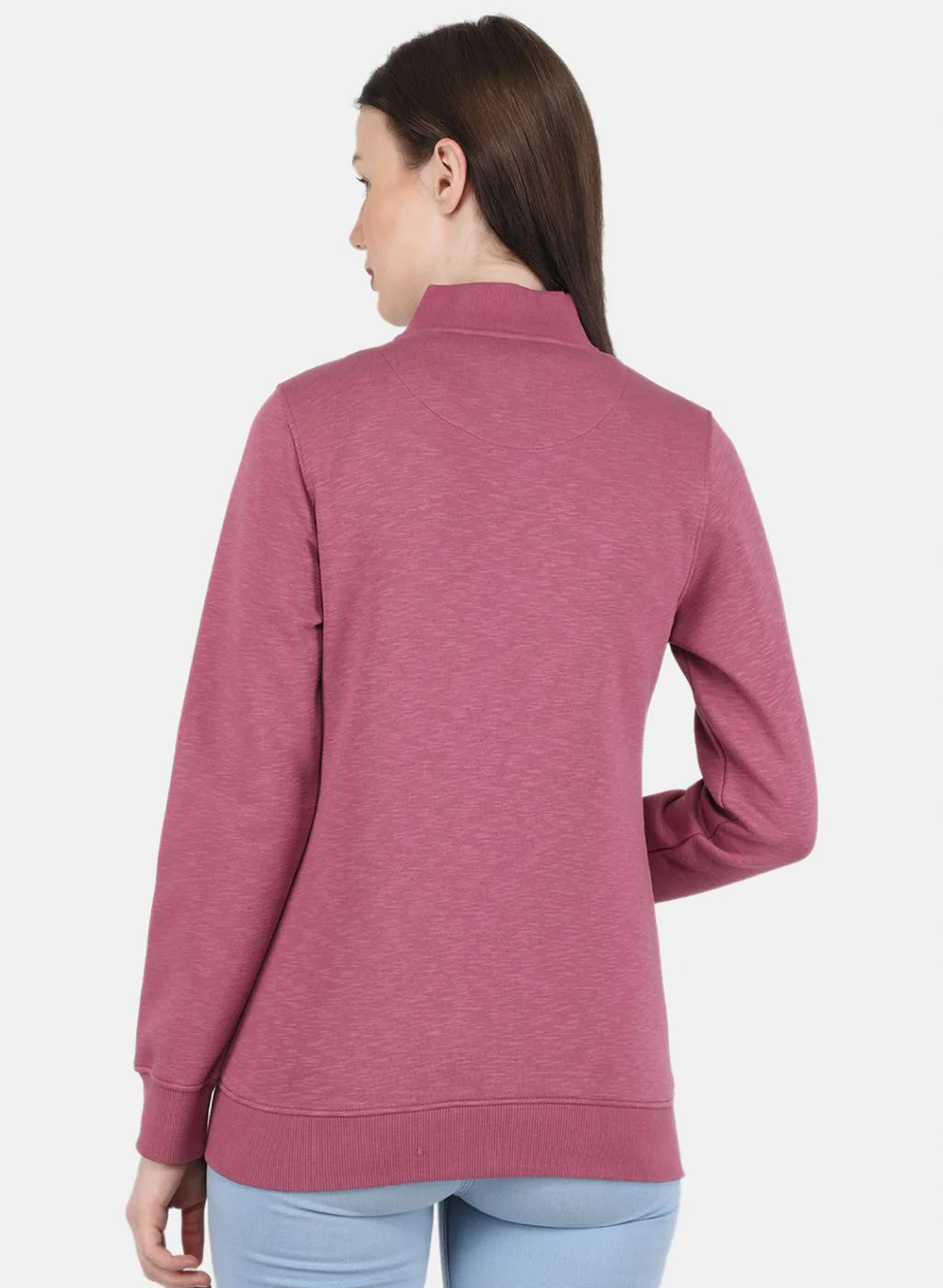 Women Pink Printed Sweatshirt - Image 3