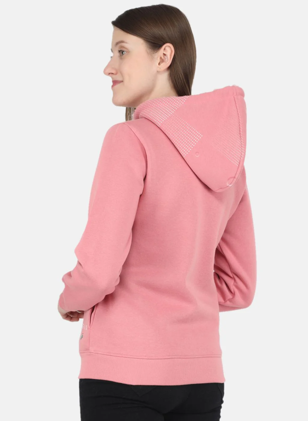 Women Pink Printed Sweatshirt - Image 3