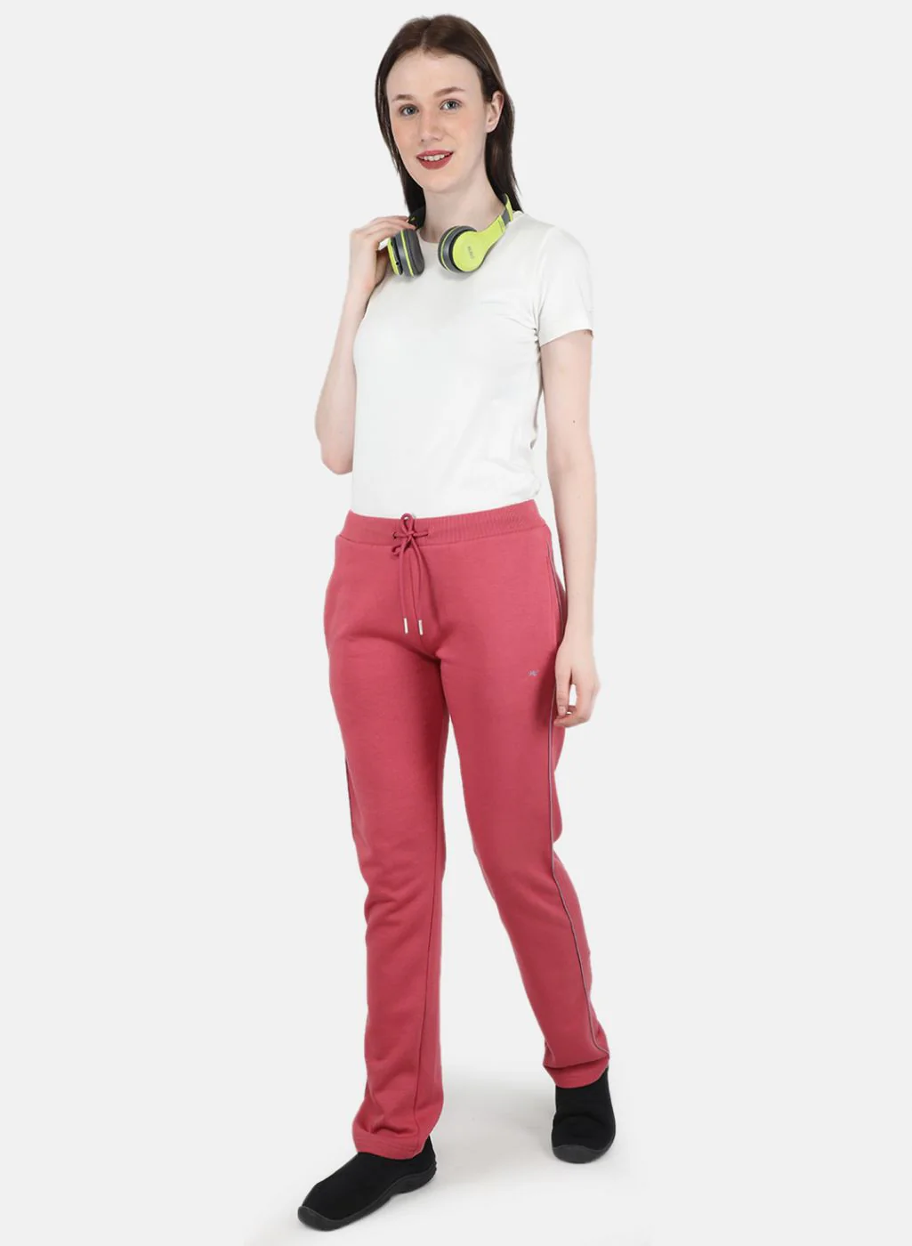 Women Pink Regular Fit Winter Lower - Image 4