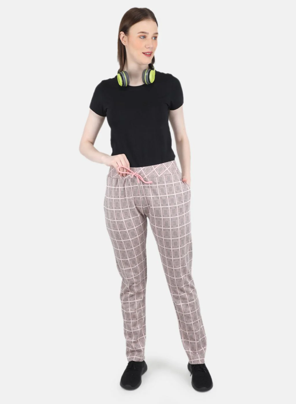 Women Pink Regular Fit Winter Lower - Image 4
