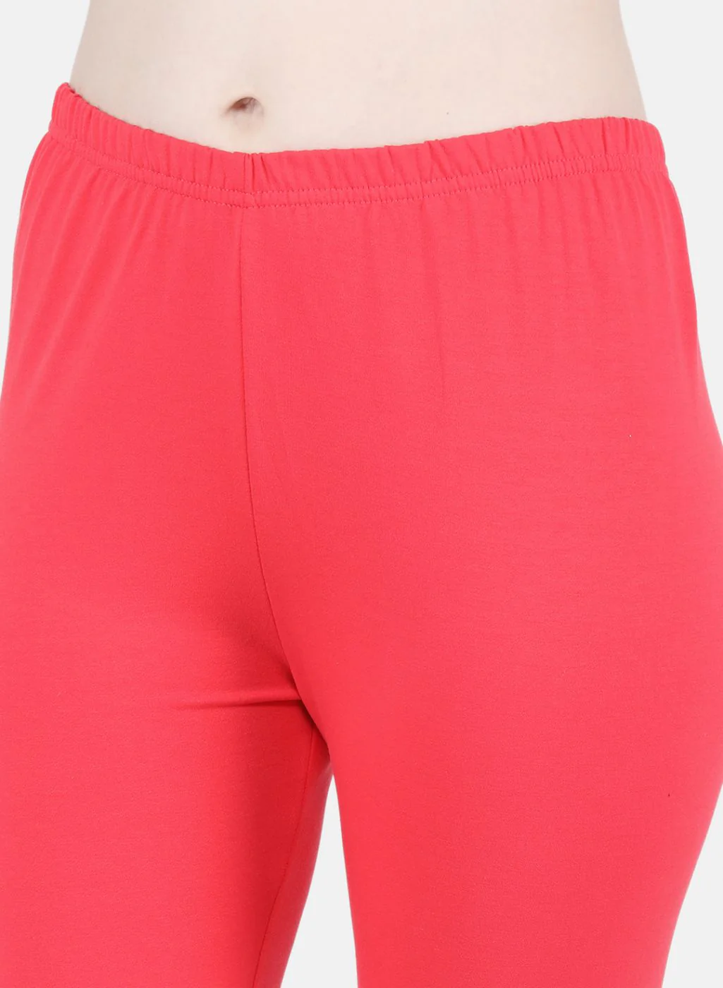 Women Pink Solid Legging - Image 2
