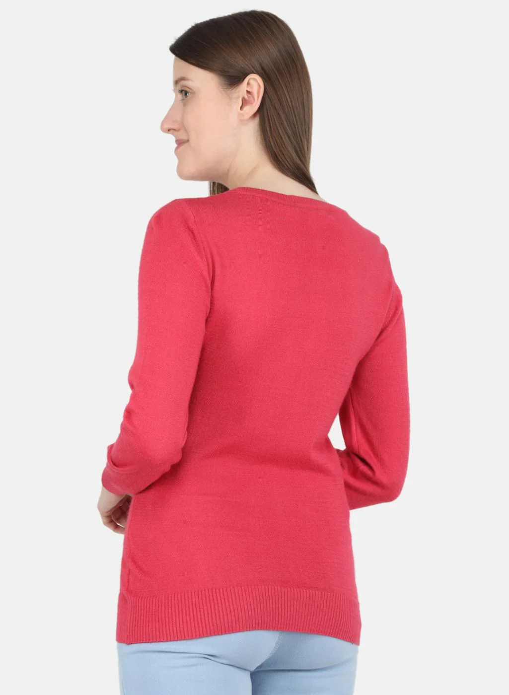 Women Pink Solid Top - Image 3