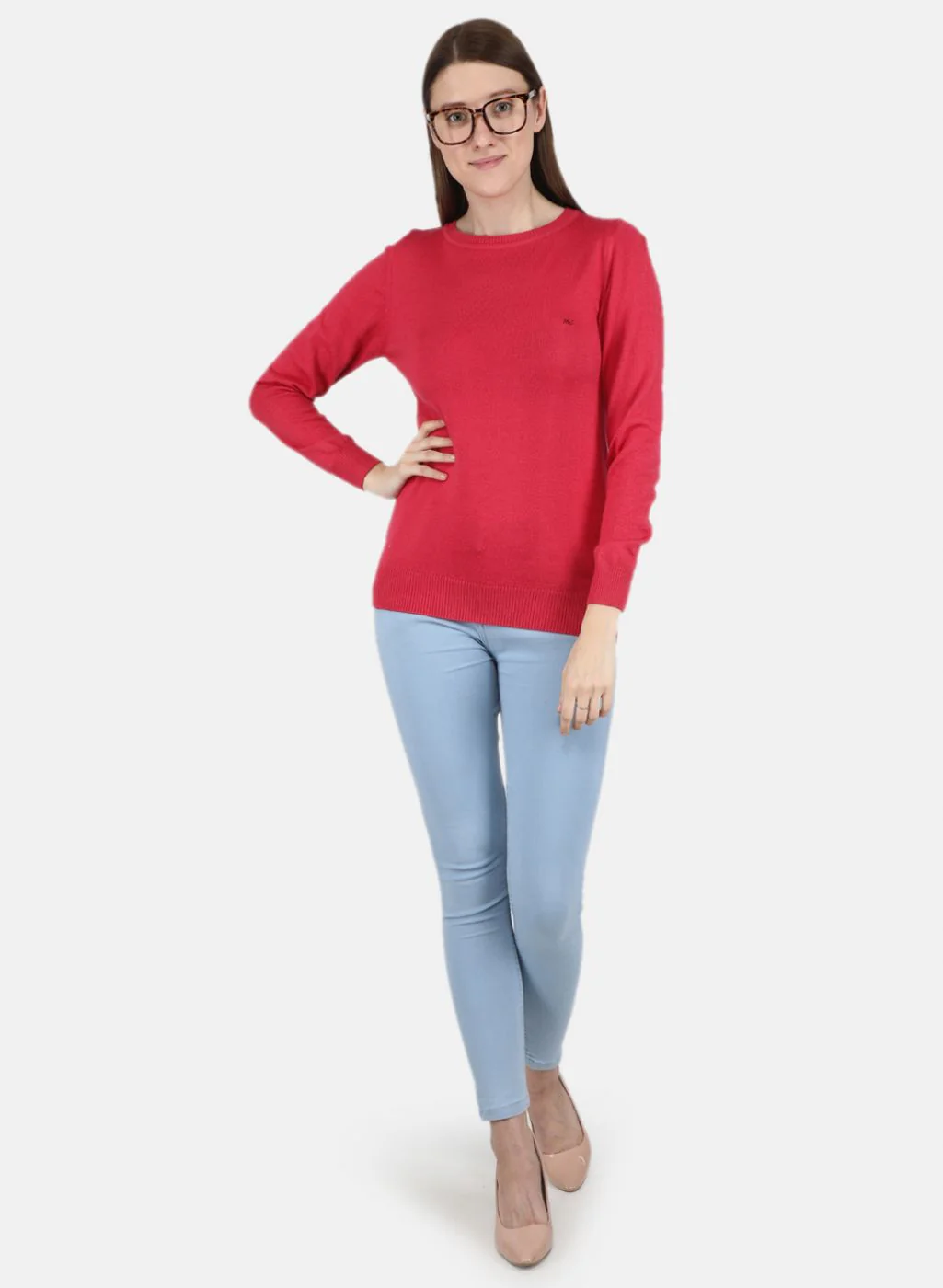Women Pink Solid Top - Image 4