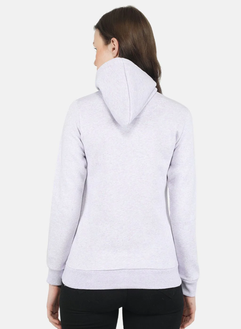 Women Purple Embroidered Sweatshirt - Image 3