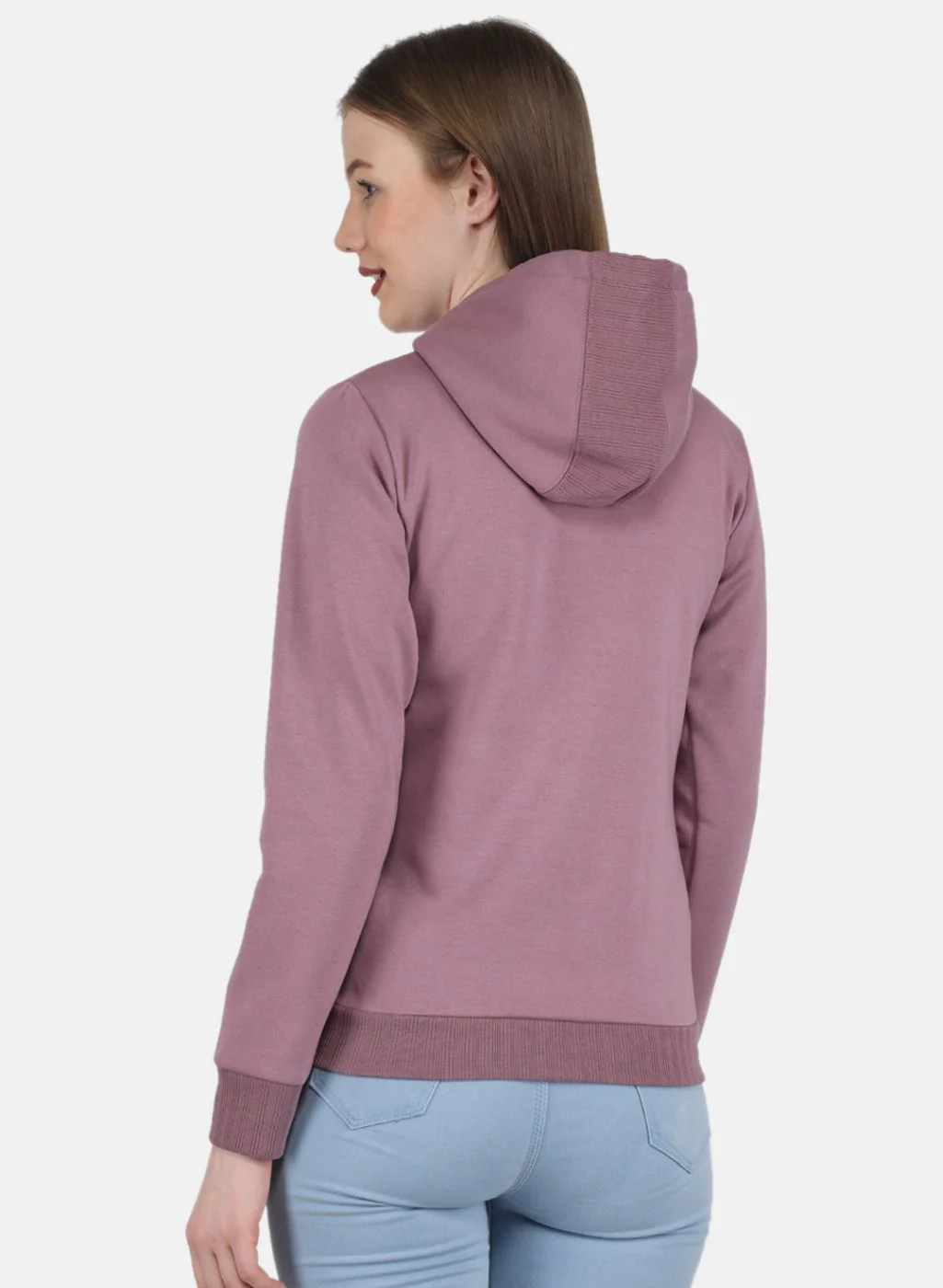 Women Purple Printed Sweatshirt - Image 3
