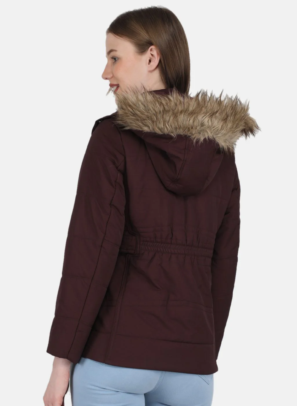 Women Purple Solid Jacket - Image 3