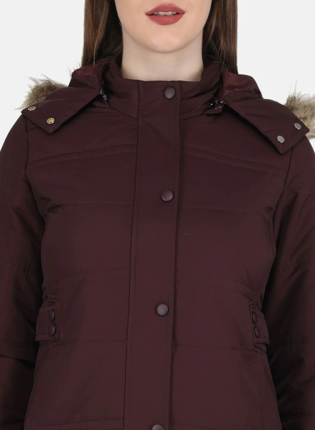 Women Purple Solid Jacket - Image 5