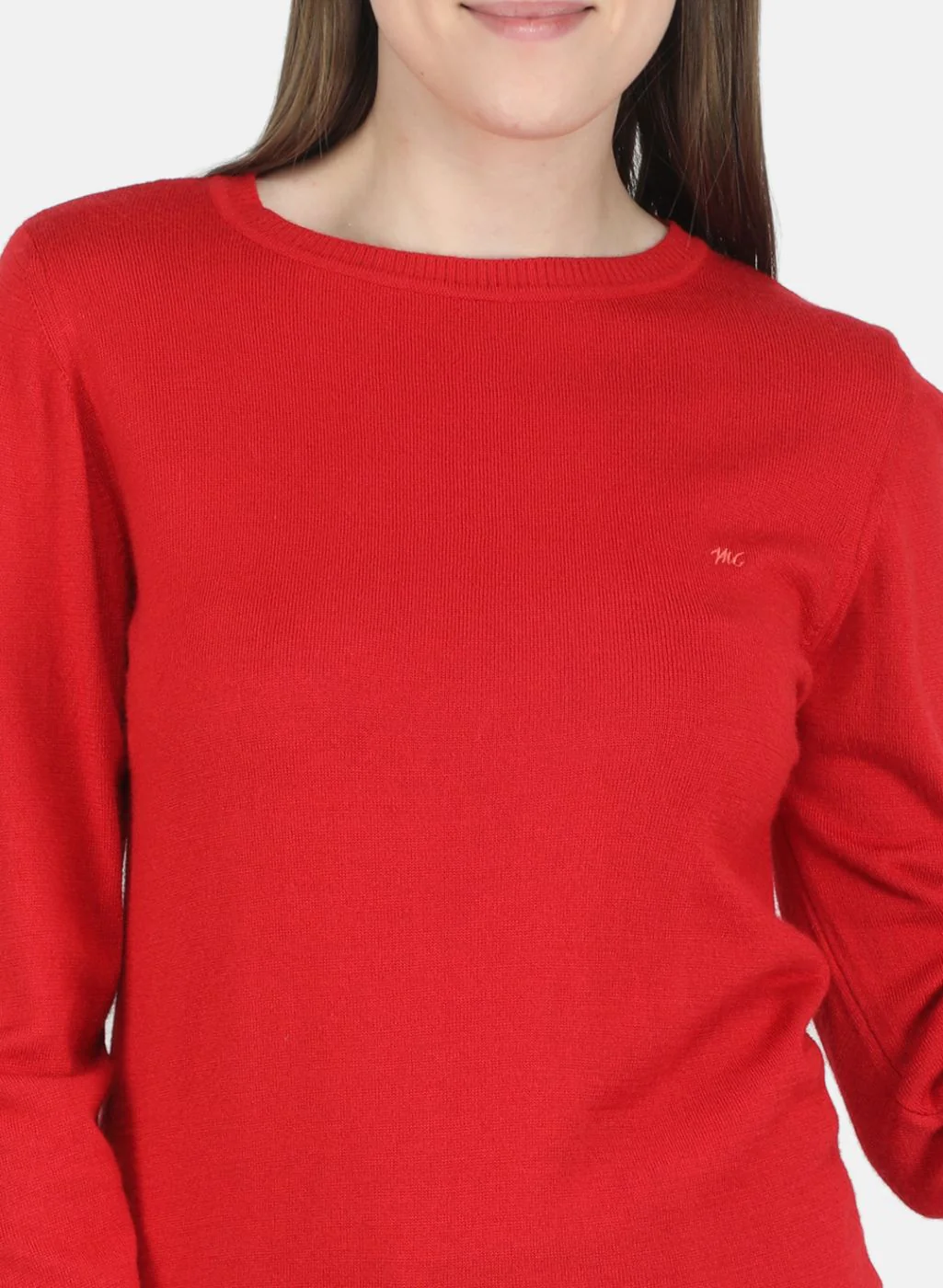 Women Red Solid Top - Image 5