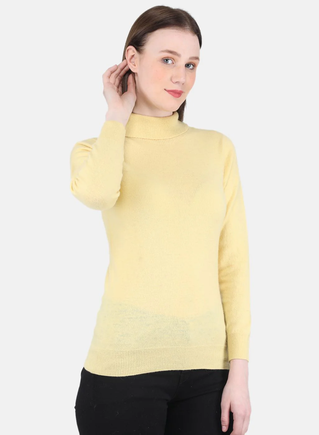Women Yellow Solid Top - Image 6
