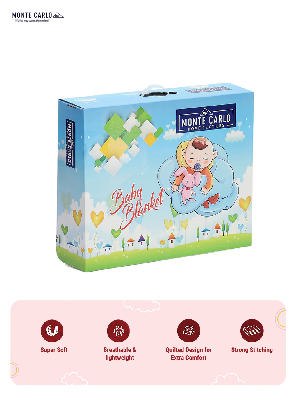 Printed Baby Blanket 2 Ply, 519 GSM, Weight 0.8 kg (Sherlock) - Image 6