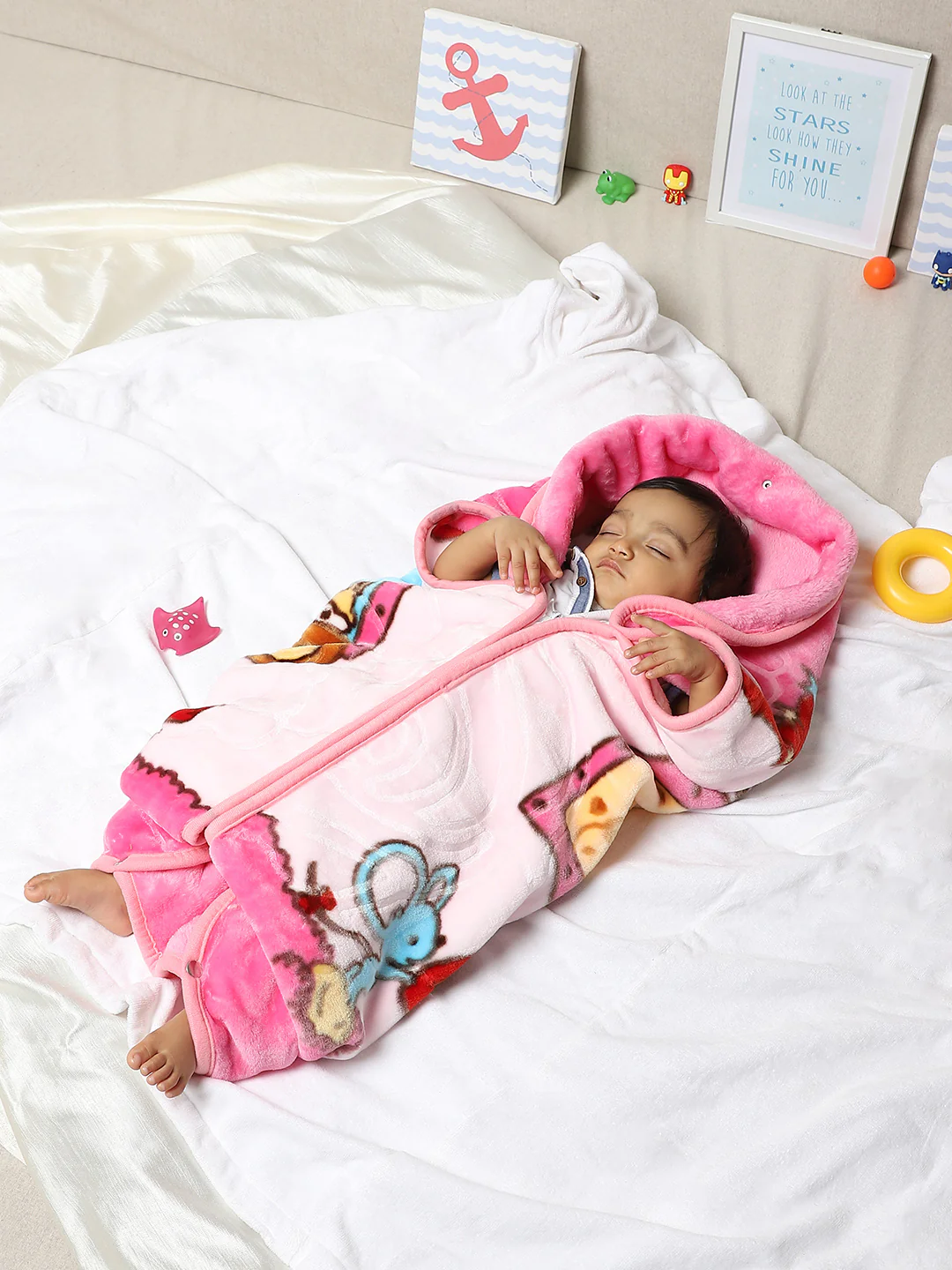 Printed Baby Blanket for Heavy Winter -1 Ply