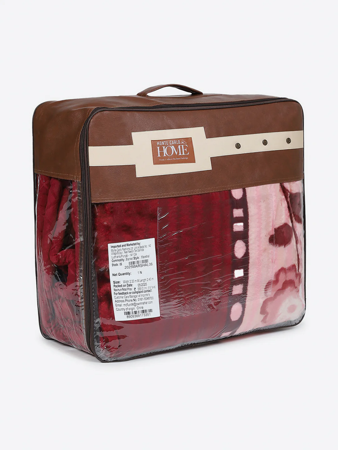 Printed Double Bed 2 Ply, 852 GSM Blanket for Heavy Winter - (Marshal) - Image 8