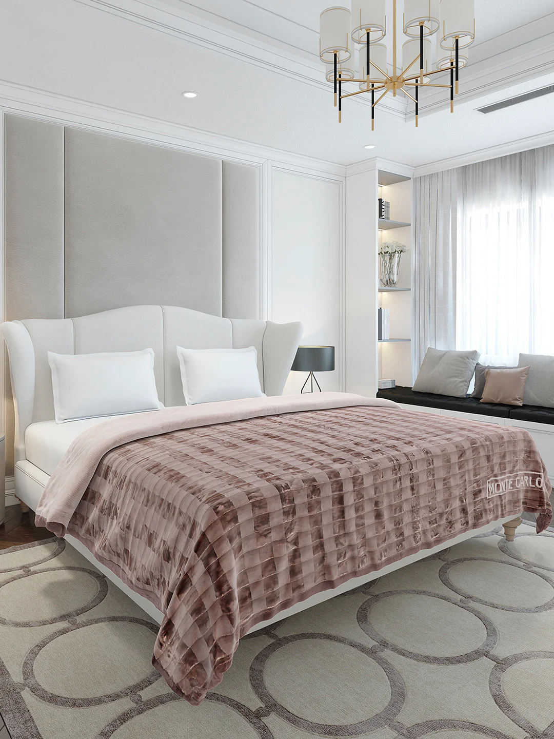 Printed Double Bed 2 Ply, 720 GSM Blanket for Heavy Winter - (Vibe Tribe) - Image 4