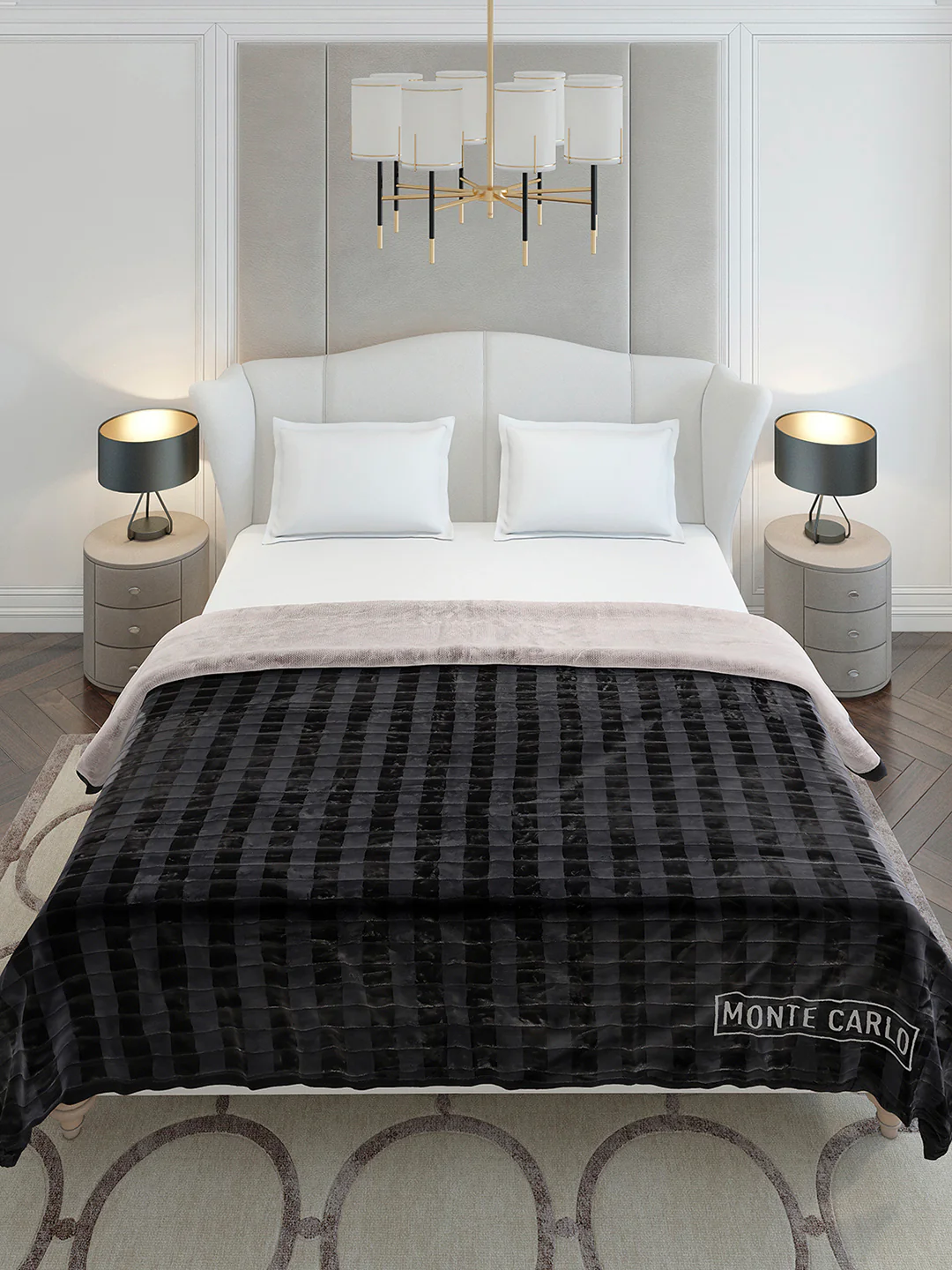 Printed Double Bed 2 Ply, 720 GSM Blanket for Heavy Winter - (Vibe Tribe) - Image 3