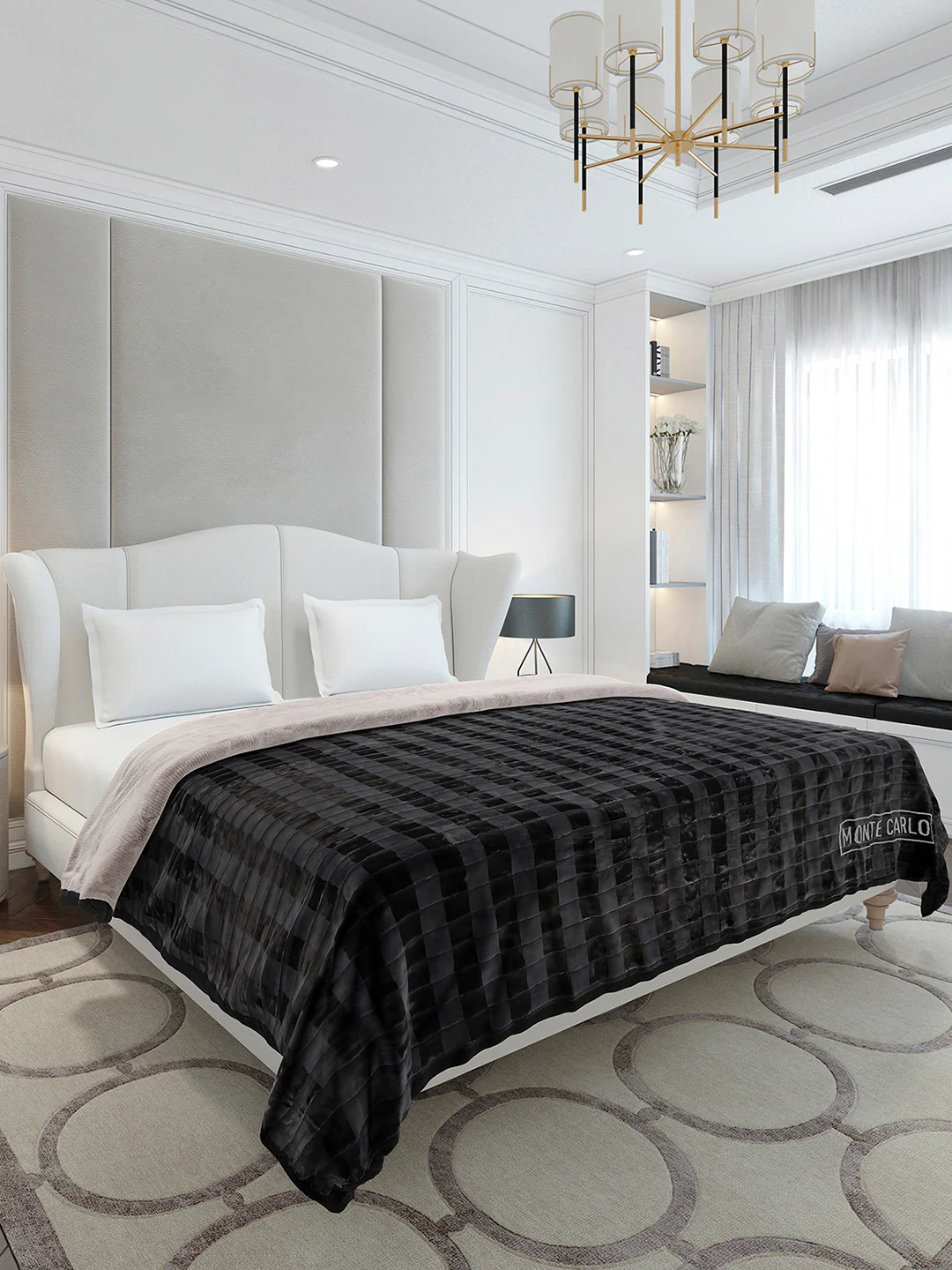 Printed Double Bed 2 Ply, 720 GSM Blanket for Heavy Winter - (Vibe Tribe) - Image 4