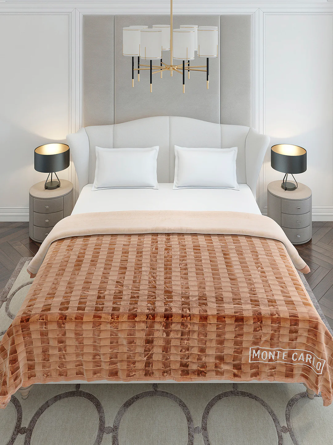 Printed Double Bed 2 Ply, 720 GSM Blanket for Heavy Winter - (Vibe Tribe) - Image 3