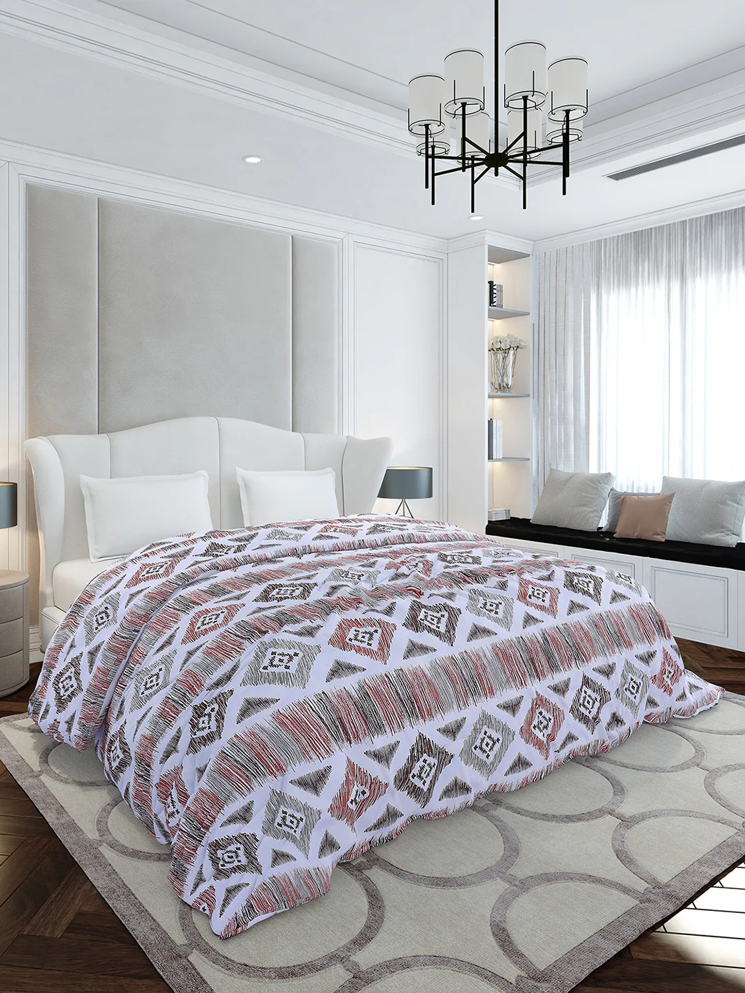 Printed Double Bed 210 GSM Duvet Cover - (Ecoease)