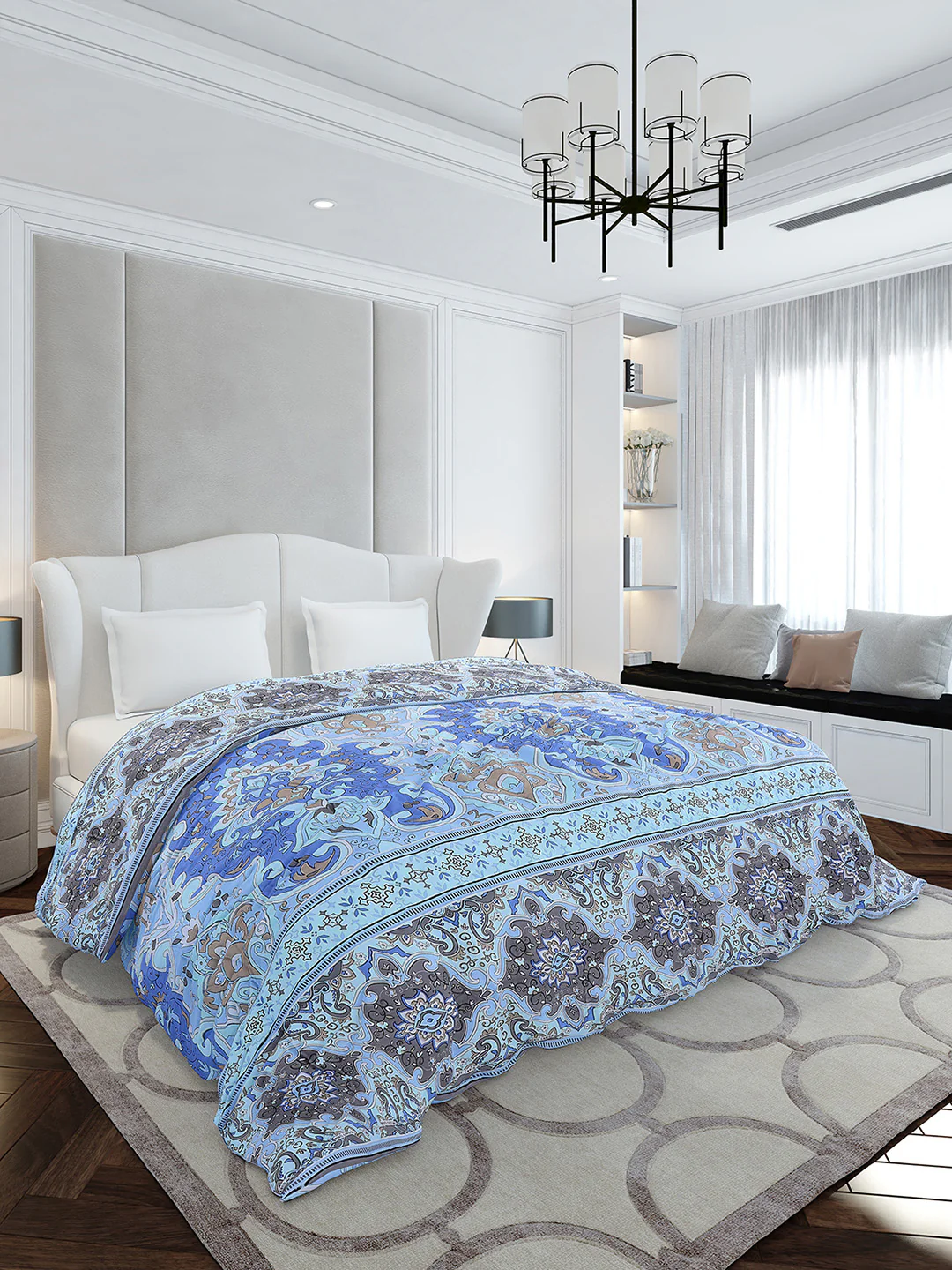 Printed Double Bed 210 GSM Duvet Cover - (Ecoease)