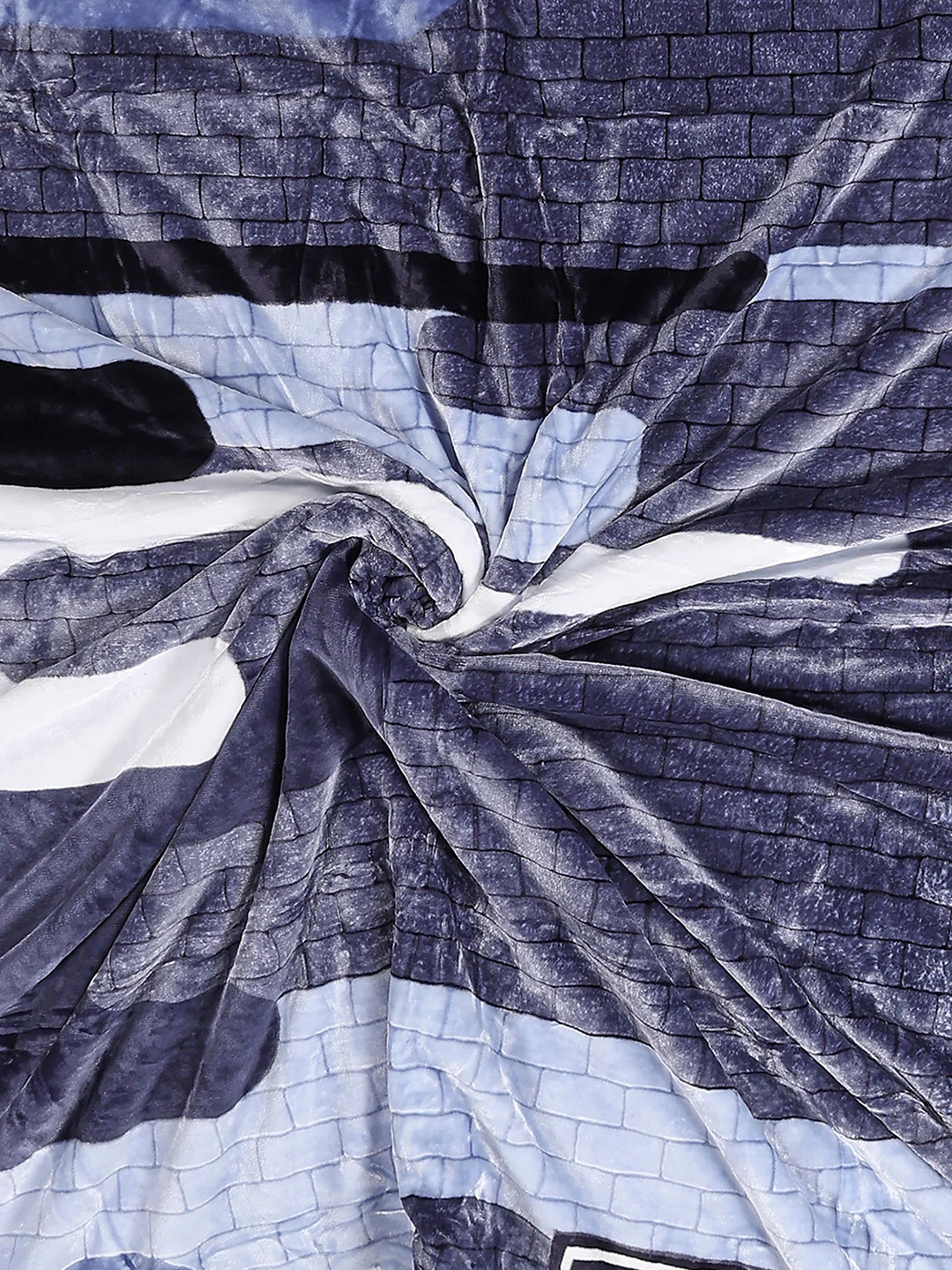 Printed Double Bed 3 Ply, 720 GSM Blanket for Heavy Winter - (Gala Glow) - Image 7