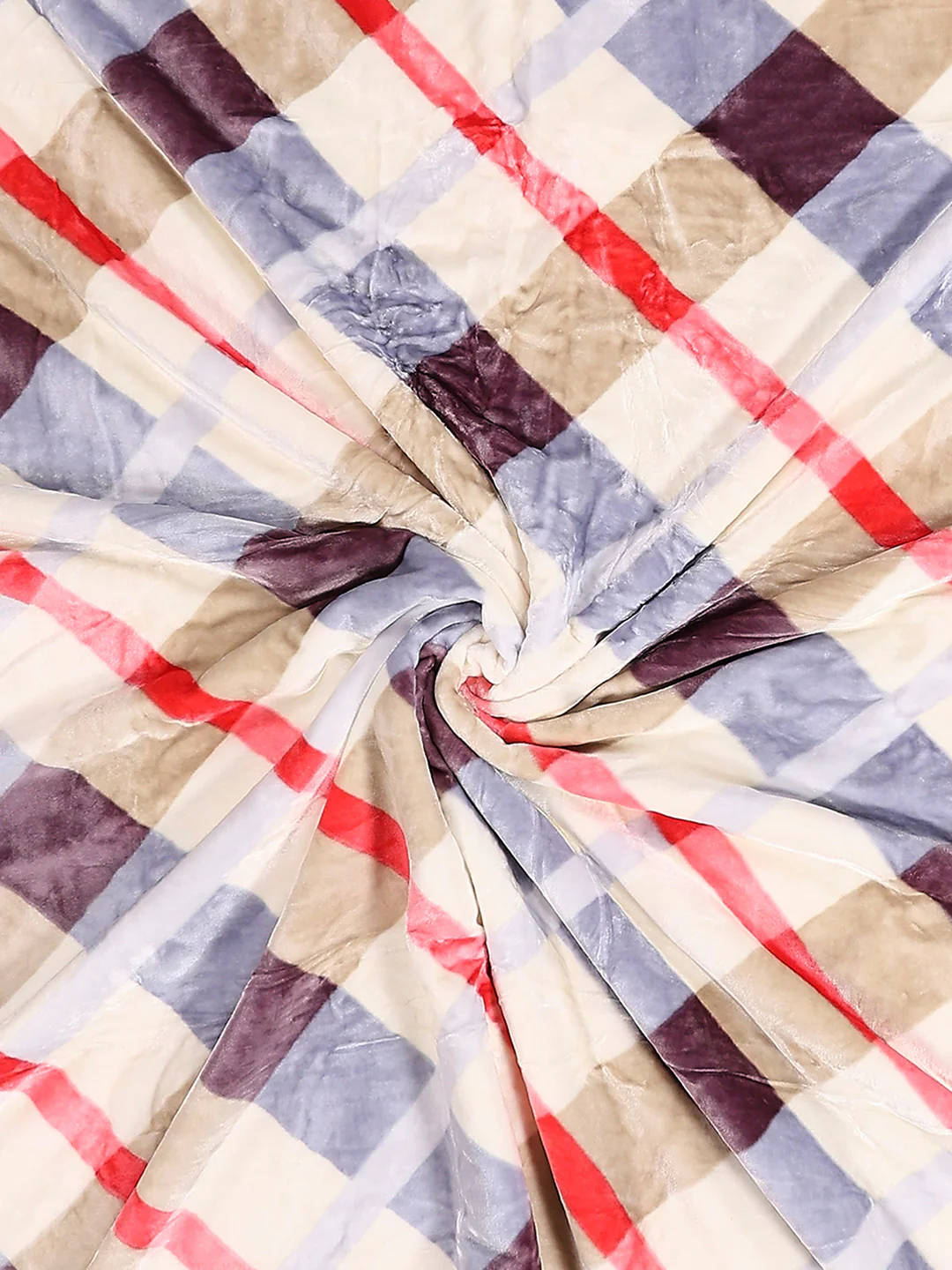 Printed Double Bed 3 Ply, 720 GSM Blanket for Heavy Winter - (Gala Glow) - Image 7