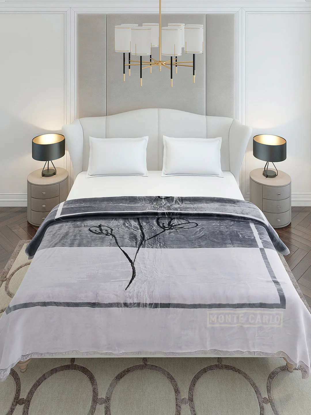 Printed Double Bed 3 Ply, 909 GSM Blanket for Heavy Winter - (Wild Side) - Image 3