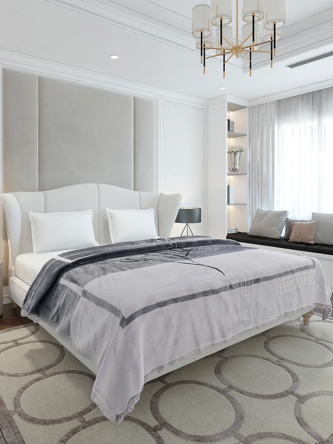 Printed Double Bed 3 Ply, 909 GSM Blanket for Heavy Winter - (Wild Side) - Image 4