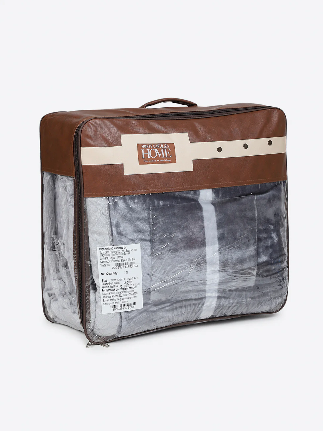 Printed Double Bed 3 Ply, 909 GSM Blanket for Heavy Winter - (Wild Side) - Image 8