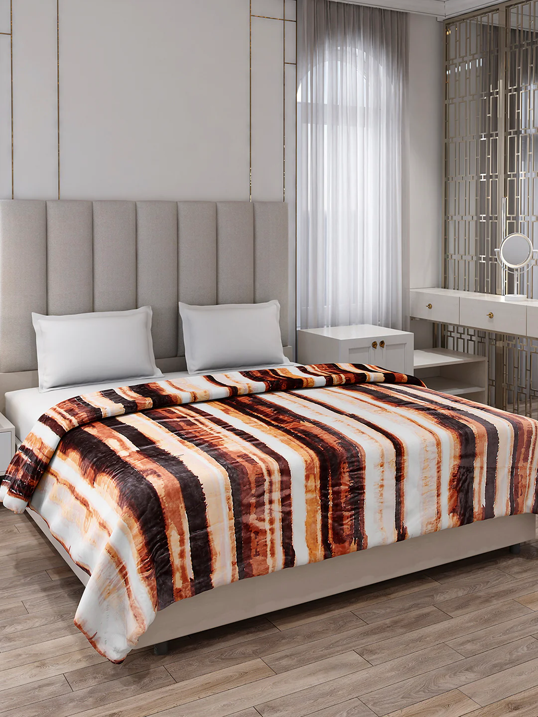 Printed Double Bed 300 GSM Blanket for AC Room - (Legacy)