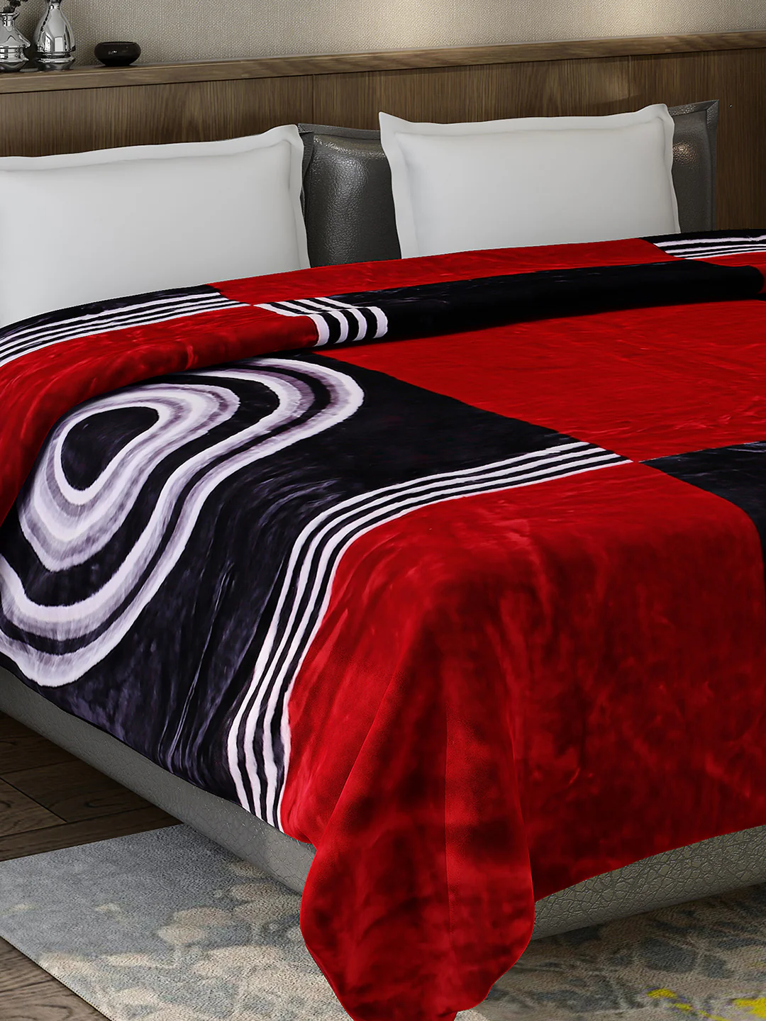 Printed Double Bed 757 GSM Blanket Pride 2 Ply (Weight 4 kg)