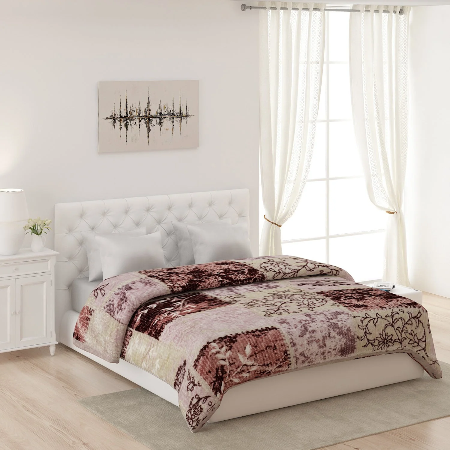 Printed Double Bed 757 GSM Blanket Pride 2 Ply (Weight 4 kg)