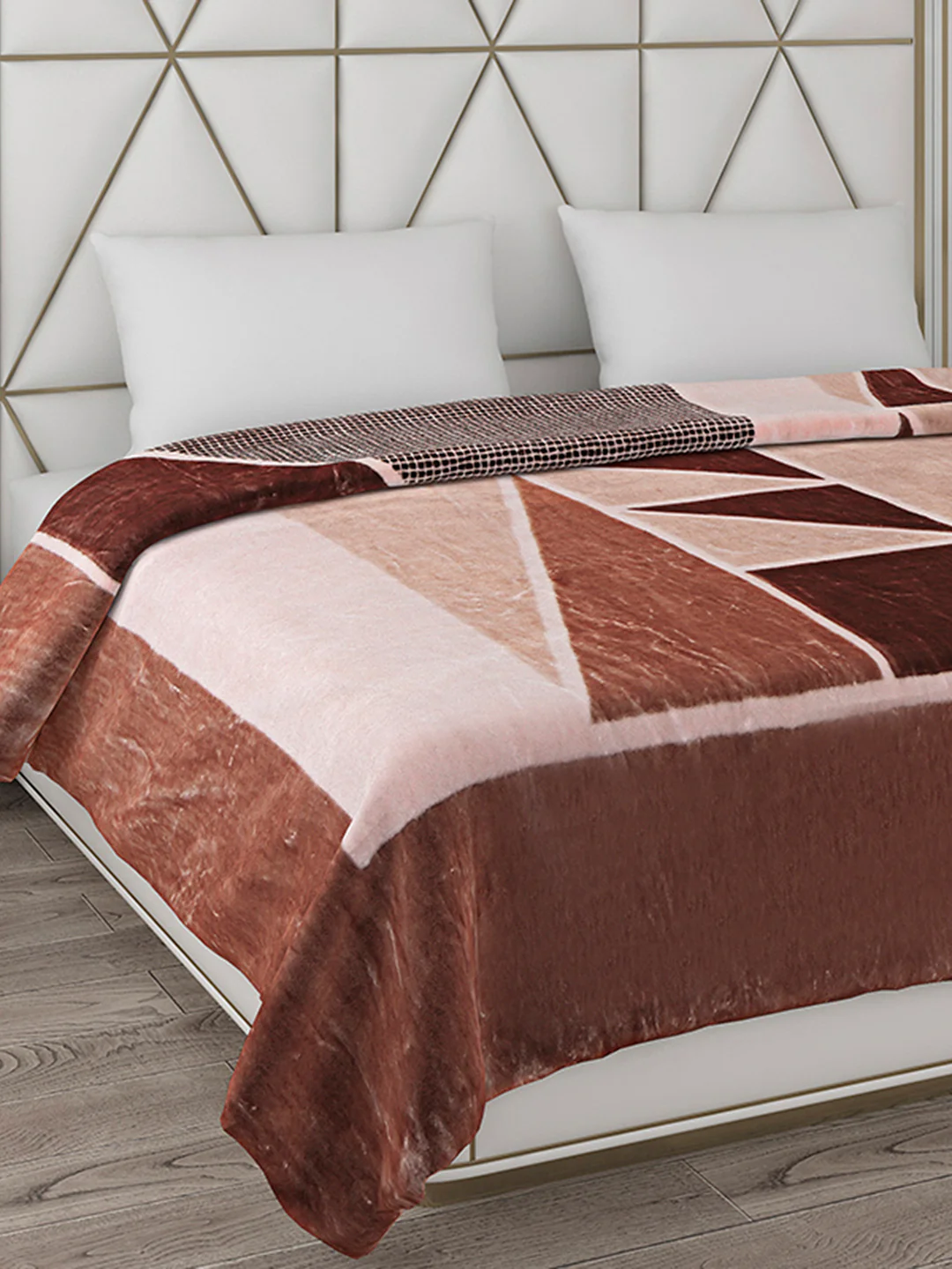 Printed Double Bed 800 GSM Blanket Bolt 1 Ply (Weight 4.3 kg)