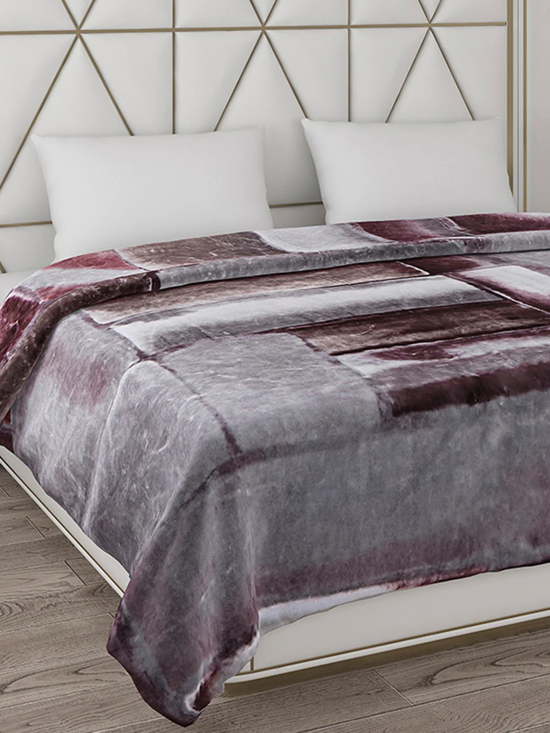 Printed Double Bed 800 GSM Blanket Bolt 1 Ply (Weight 4.3 kg)