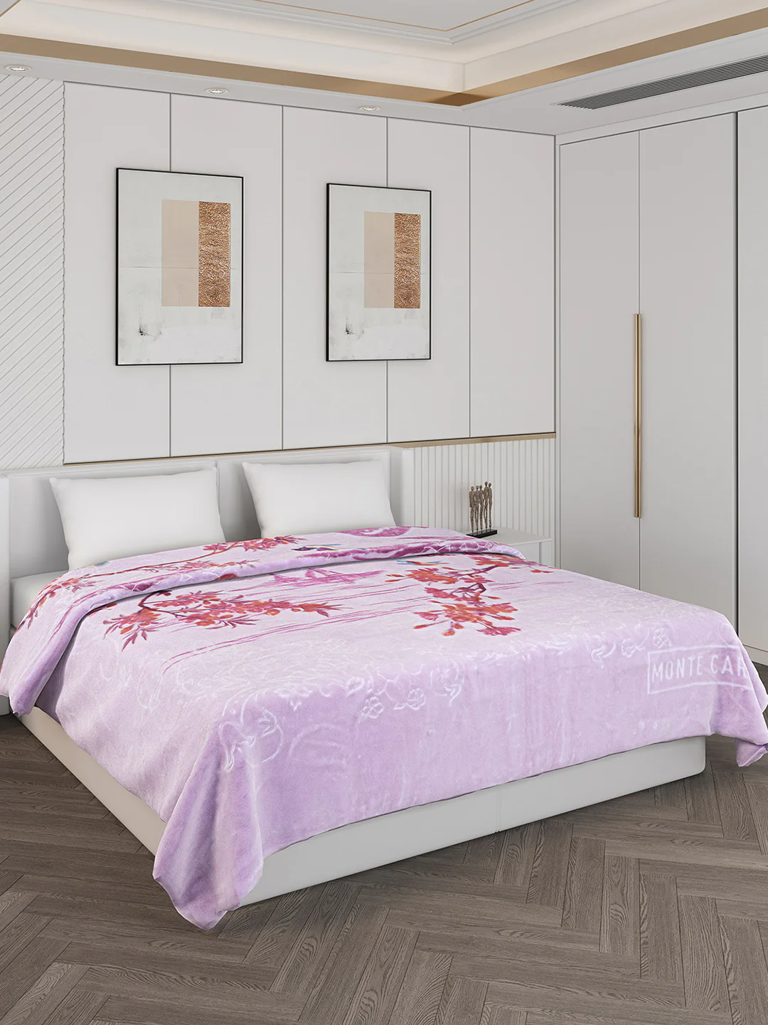 Printed Double Bed 850 GSM Blanket for Heavy Winter -2 Ply (Weight 4.7 kg)